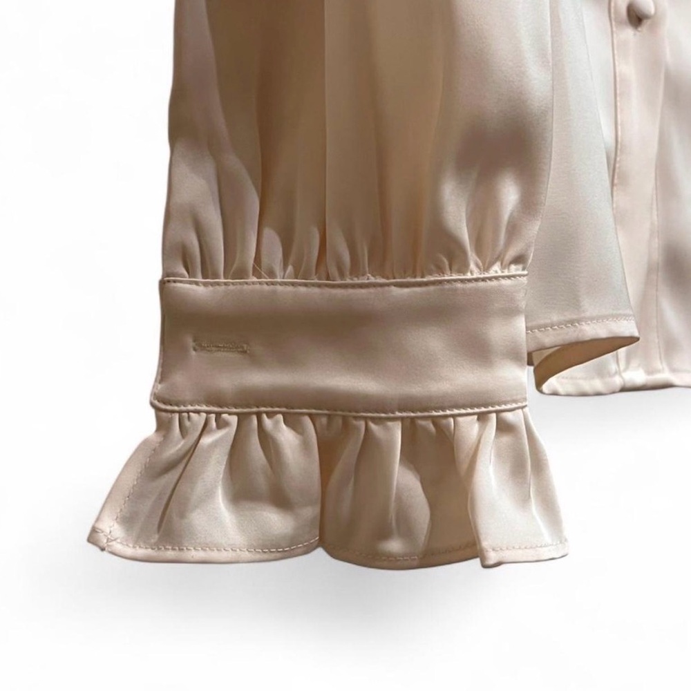 Silky Fairy Blouse NWT Classic Chic Elegant Vintage-Inspired Top S Soft-girl 90s - Picture 6 of 11